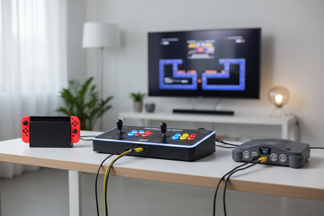 Hoe gebruik je een arcade pandora box met nintendo consoles?