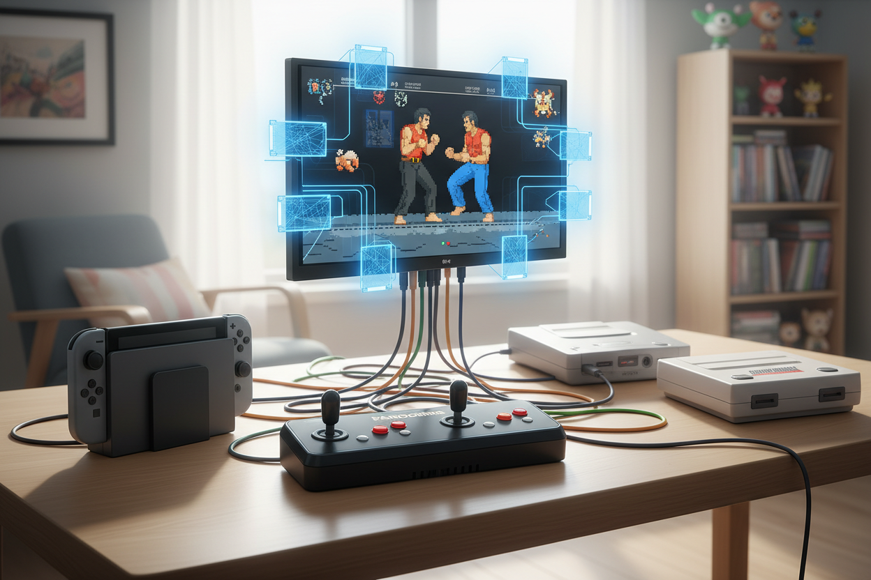 Hoe gebruik je een arcade pandora box met nintendo consoles?