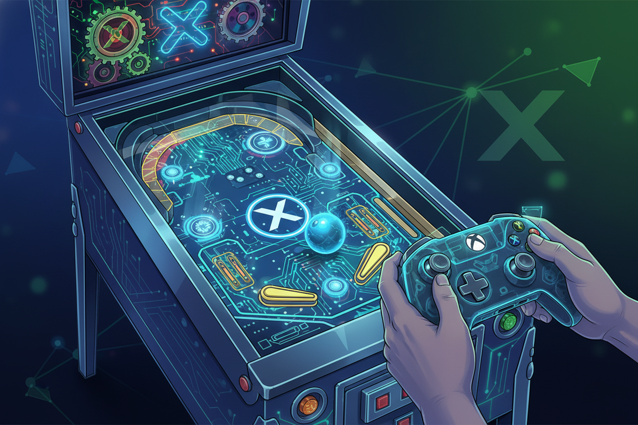 Waar vind je pinball online op xbox?