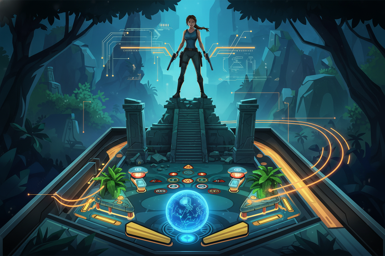 ontdek tombraider pinball online: een nieuwe dimensie