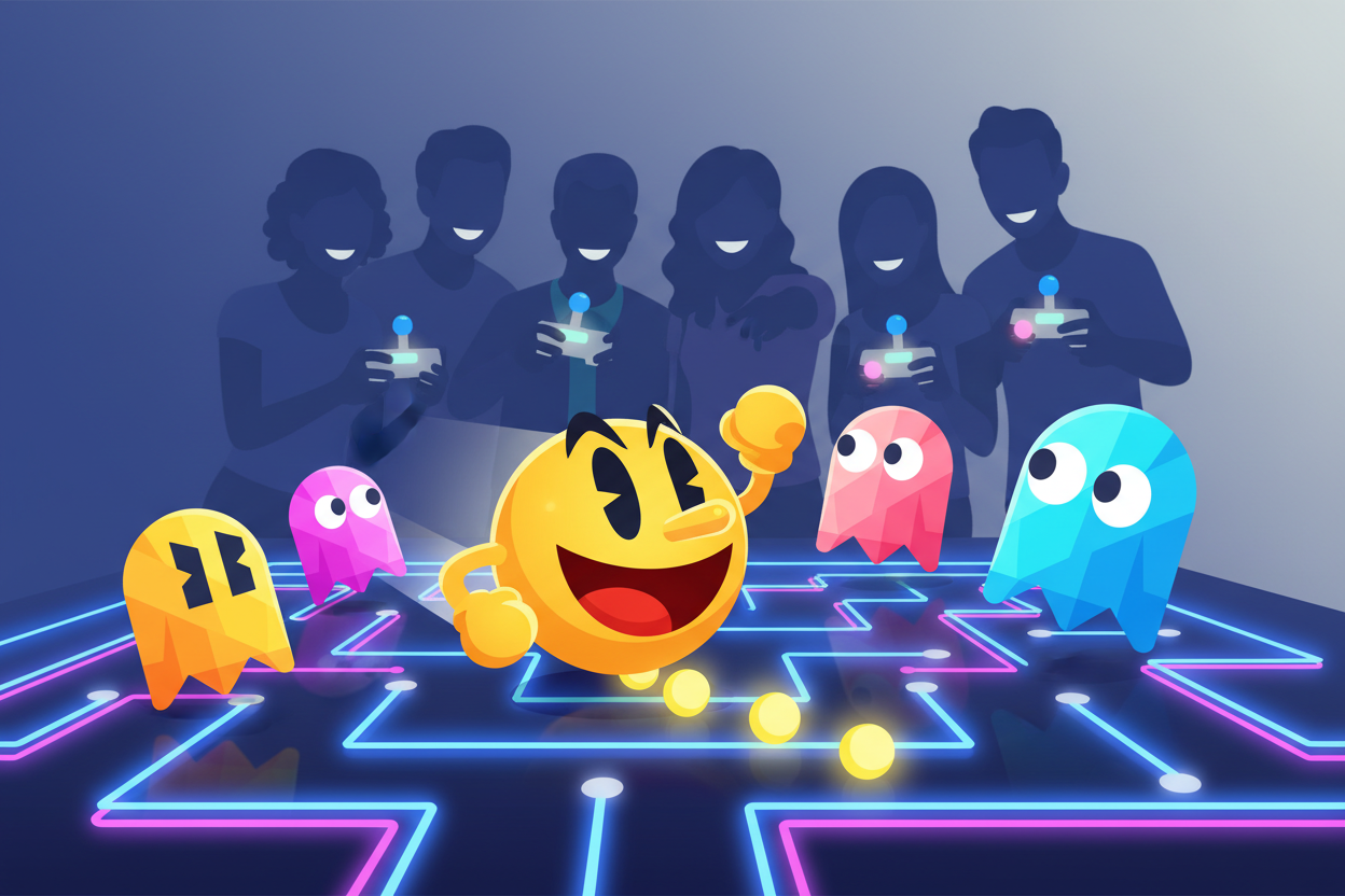 Arcade pacman: het ultieme sociale spel voor nostalgie