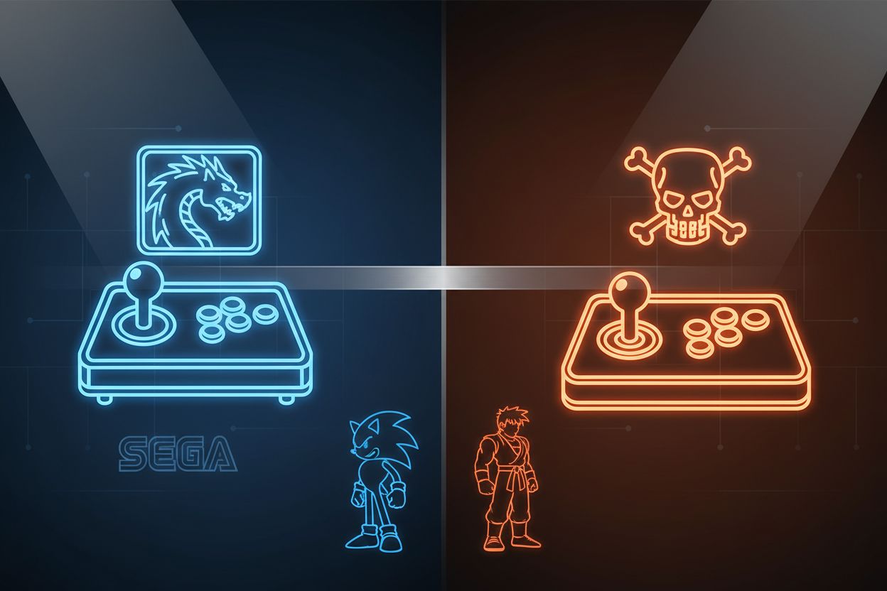 Vergelijking: sega vs capcom arcade klassiekers