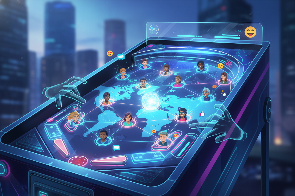 Pinball online: de charme van sociale spellen herontdekt