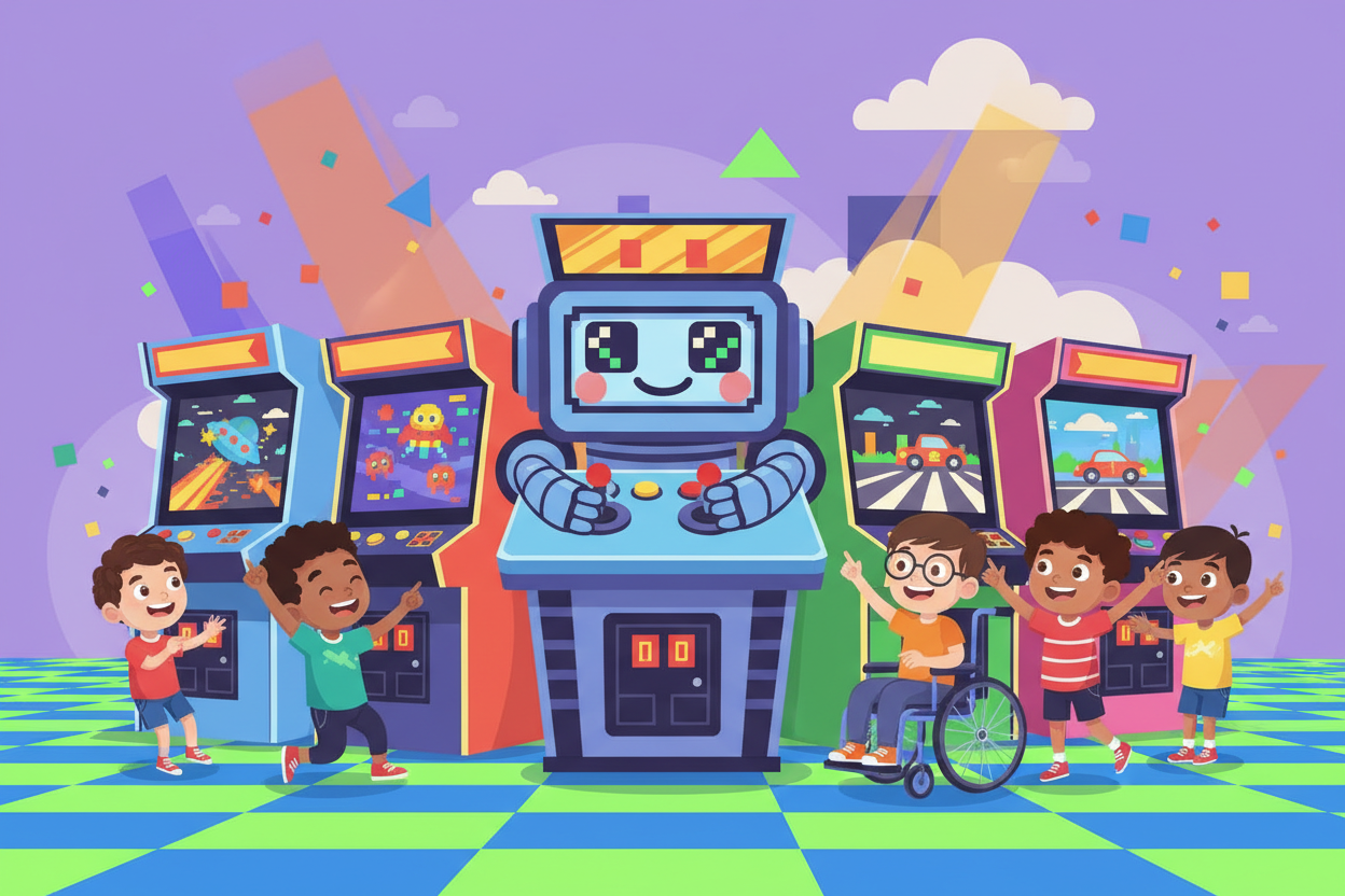 Wat zijn arcade games en waarom zijn ze populair bij kinderen?