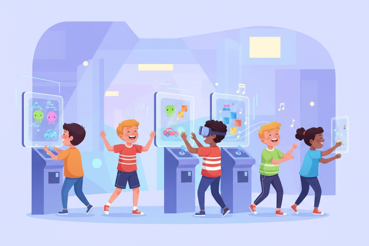 Wat zijn arcade games en waarom zijn ze populair bij kinderen?