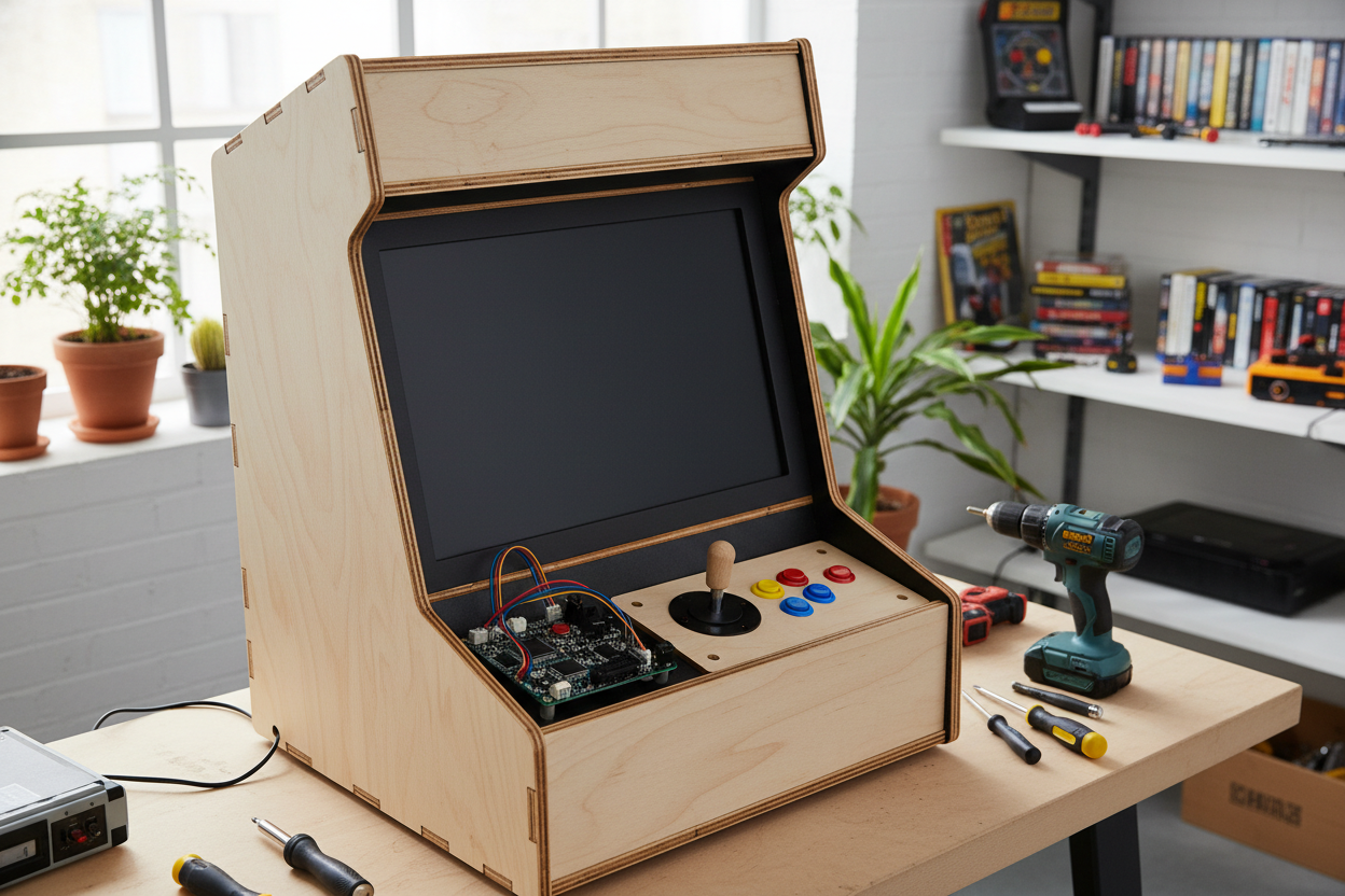 Hoe bouw je je eigen retro arcademachine stapsgewijze gids