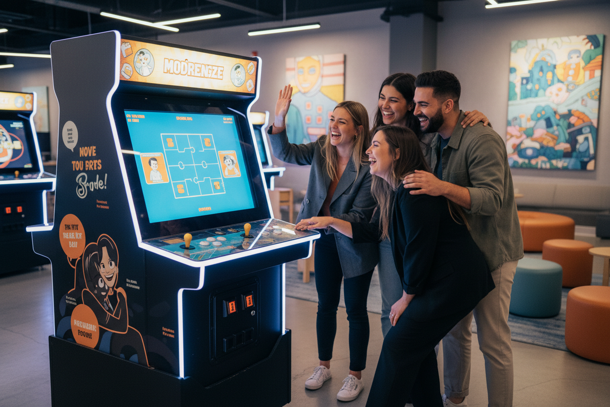 Hoe sociale arcade games vriendschappen versterken