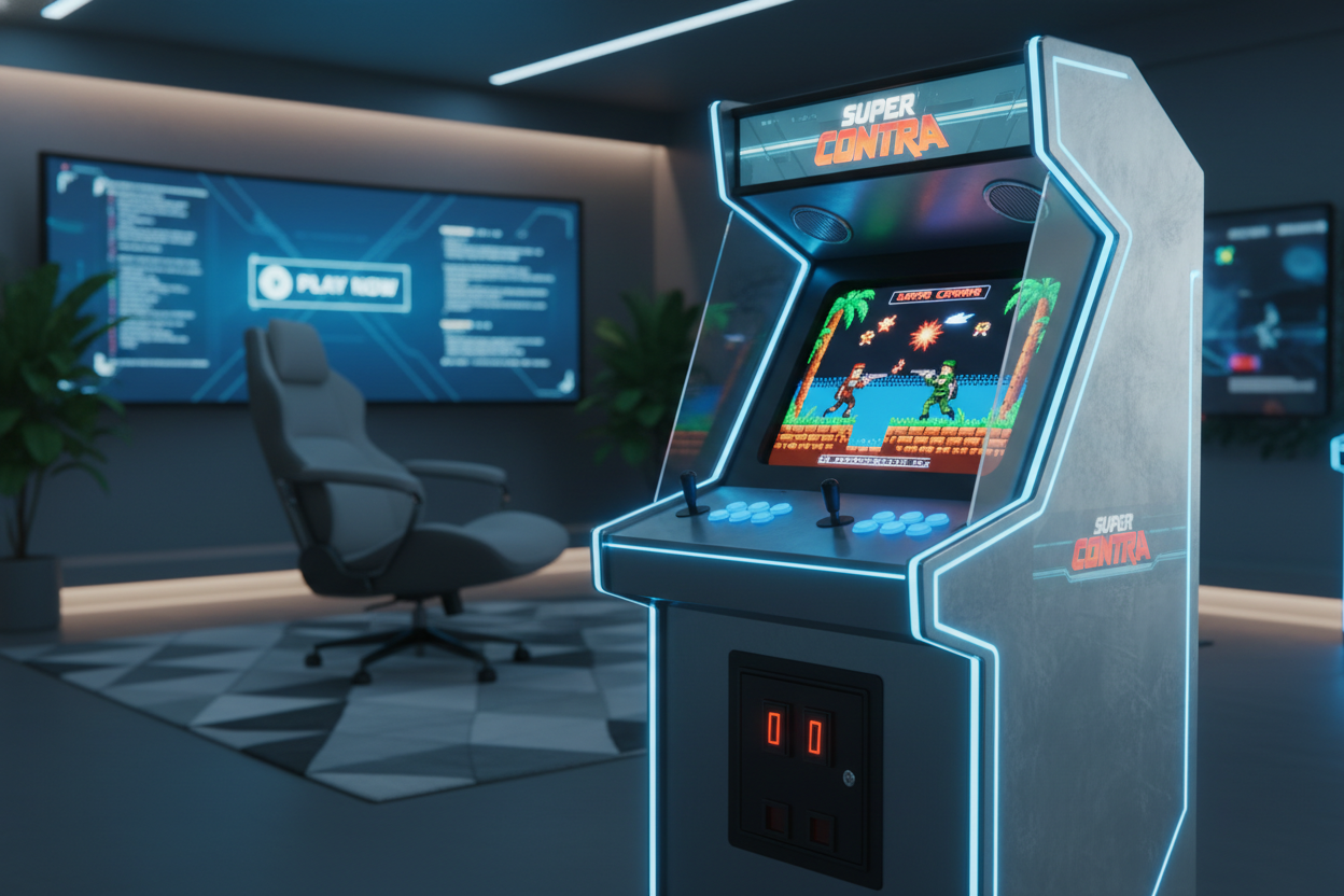 Speel super contra arcade online: tips en tricks