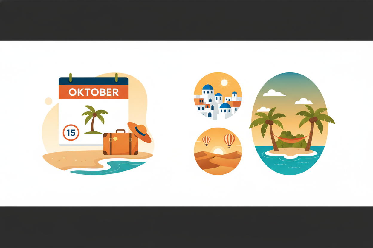 Zonvakantie in oktober: de beste bestemmingen voor een najaarsbreak