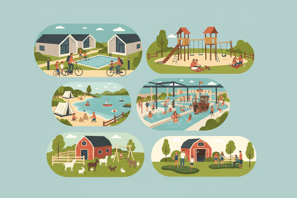 De vijf beste vakantieparken met kinderen in Nederland