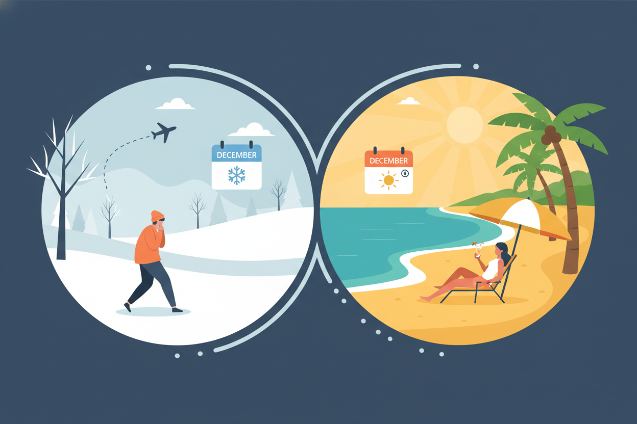 Zonvakantie in december: ontsnap aan de kou met deze zonnige locaties