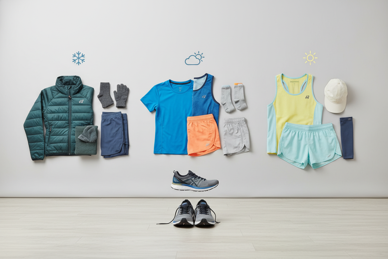 Hoe selecteer je de ideale hardloopkleding voor elke temperatuur